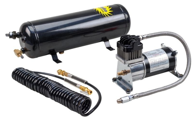 Wolo Air Horn Compressor, Turbo, For Use with Cannon Ball Express and Orient Express Models, 12 Volt, 80-110 Pounds Per Square Inch (PSI) – 840