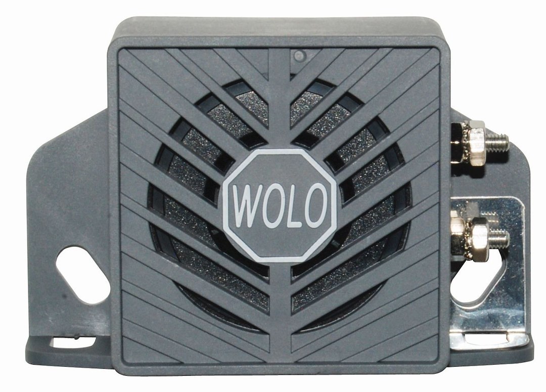Wolo Backup Alarm, Pro-Tec ™, Heavy Duty, White Noise, 97 Decibel, 12 to 24 Volt DC, One-Piece Design with Mounting Bracket – BA-197WN