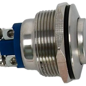 Wolo Horn Button, Universal 7/8 Inch Diameter, Flush Mounting, 12 Volts, Stainless Steel – HS-3