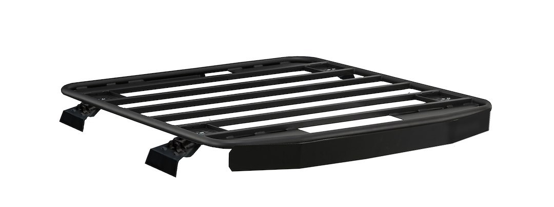 Warrior Prod Roof Basket, 57.5 Inch Length X 51.25 Inch Wide X 4.25 Inch Height Installed Size, Powder Coated, Black, Steel, Welded, 1 Piece – 10905