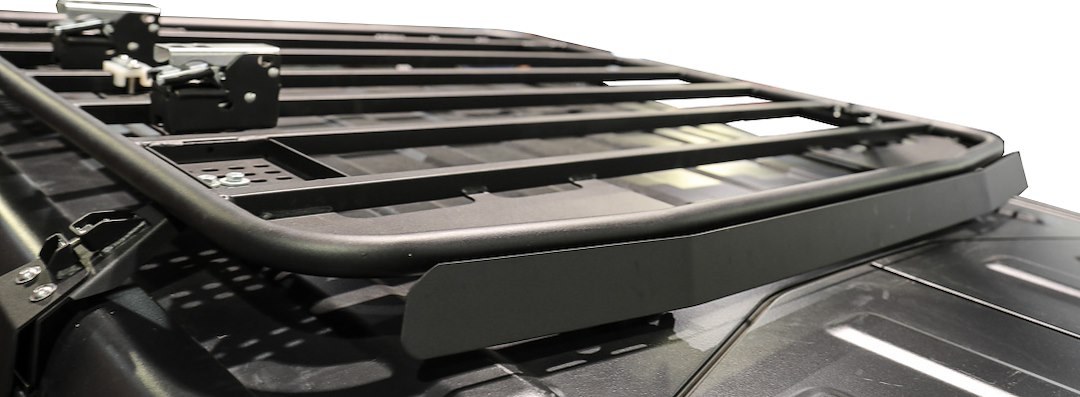 Warrior Prod Roof Basket, 57.5 Inch Length X 51.25 Inch Wide X 4.25 Inch Height Installed Size, Powder Coated, Black, Steel, Welded, 1 Piece – 10905