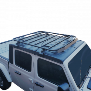 Warrior Prod Roof Basket, 57.5 Inch Length X 51.25 Inch Wide X 4.25 Inch Height Installed Size, Powder Coated, Black, Steel, Welded, 1 Piece – 10906