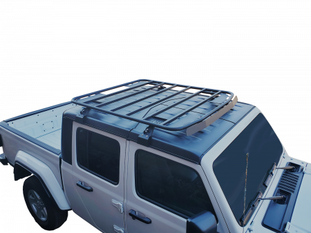 Warrior Prod Roof Basket, 57.5 Inch Length X 51.25 Inch Wide X 4.25 Inch Height Installed Size, Powder Coated, Black, Steel, Welded, 1 Piece – 10906
