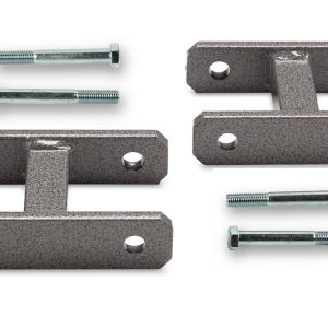 Warrior Prod Leaf Spring Shackle, Adds 0 Inch Lift, Non Greasable, Without Bushings, Gray, With Mounting Hardware – 120