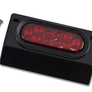 Warrior Prod Center High Mount Stop Light, 10 LED, Red Lens, Clear Bulb, Without Cargo Light – 1460
