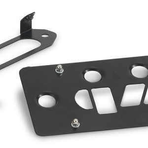 Warrior Prod License Plate Bracket, Black, Steel, Hawse Mount – 2360
