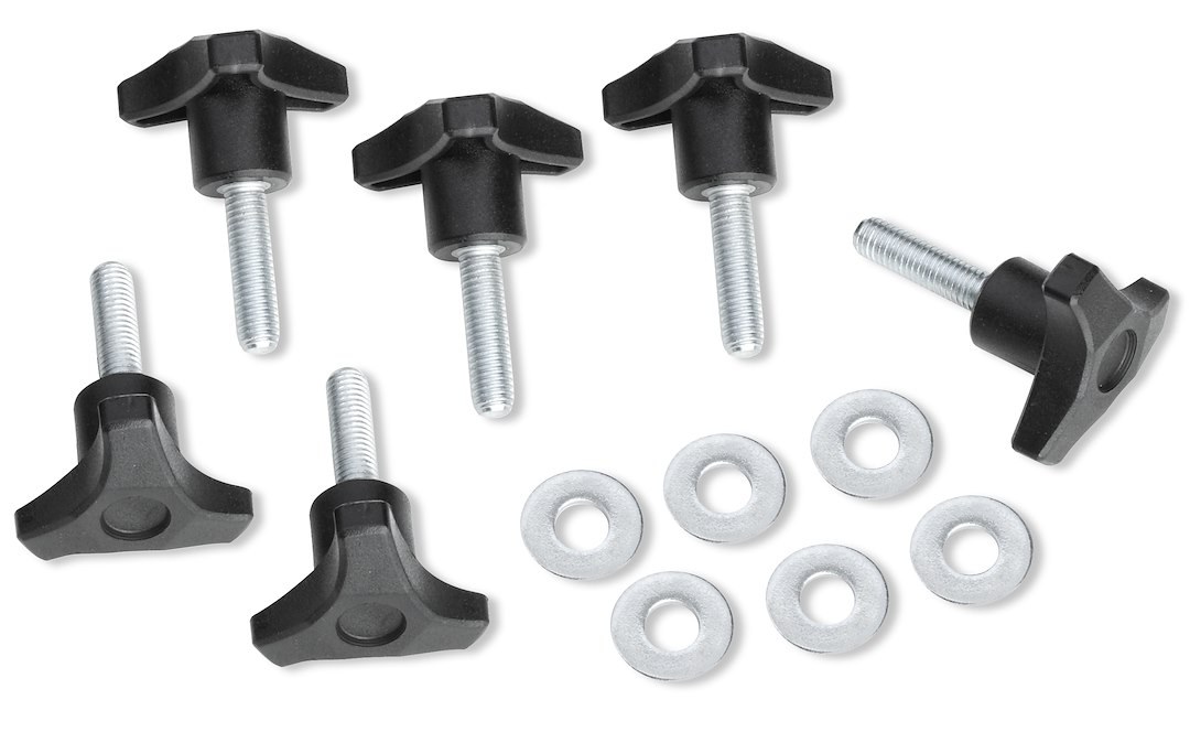 Warrior Prod Hard Top Bolt Set, Quick Release Knob, Includes 6 Bolts/ Washers – 2950