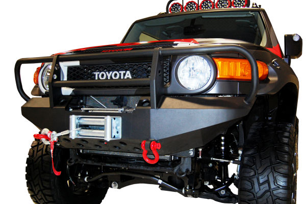 Warrior Prod Bumper, One Piece Design, Mounting Hardware Included, With Grille/ Brush Guard, With Internal Winch Mount – 3530