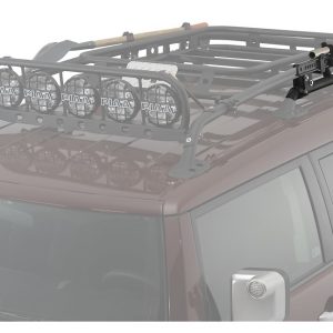 Warrior Prod Jack Mount, Hi-Lift Jack, Mounts to OEM Roof Rack, Black, Steel – 3840
