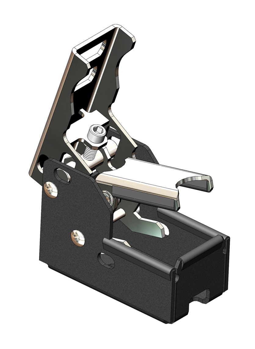 Warrior Prod Jack Mount, Quicklatch, For Use with OE Bed Channels, Painted, Steel, Set of 2 – 4370