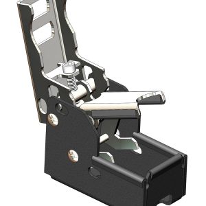 Warrior Prod Jack Mount, Quicklatch, For Use with OE Bed Channels, Painted, Steel, Set of 2 – 4370