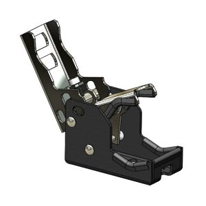 Warrior Prod Shovel Mount, Quicklatch, For Use with OE Bed Channels, Painted, Steel, Set of 2 – 4375