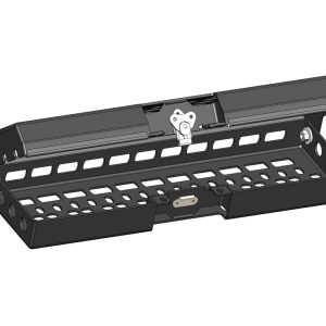 Warrior Prod Cargo Organizer, Mounts to OE Bed Channels, Single Compartment, Without Dividers, Black, Steel – 4381
