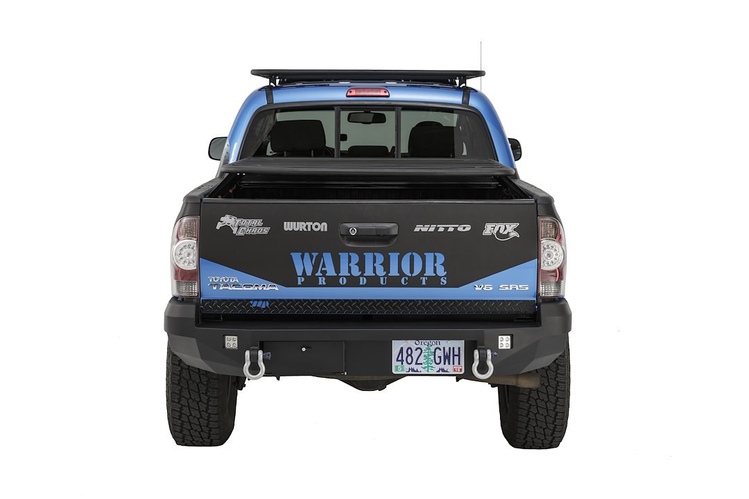 Warrior Prod Bumper, One Piece Design, Mounting Hardware Included, Without Tow Hook Mounts/ with D-Ring Mounts – 4550