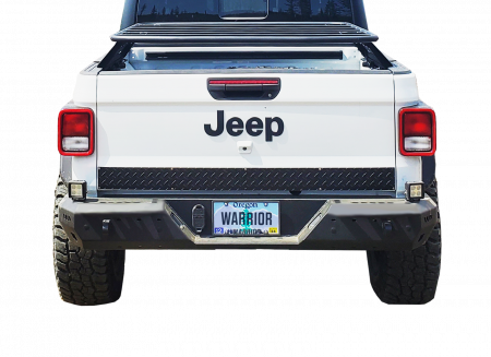 Warrior Prod Bumper, Mod, One Piece Design, Mounting Hardware Included, Without Tow Hook Mounts/ with D-Ring Mounts, Without Fog Light Cutouts – 7550