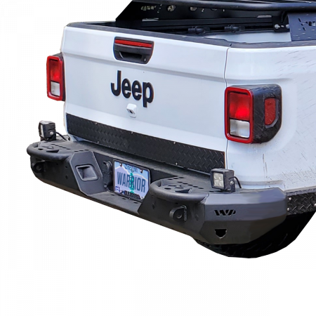 Warrior Prod Bumper, Mod, One Piece Design, Mounting Hardware Included, Without Tow Hook Mounts/ with D-Ring Mounts, Without Fog Light Cutouts – 7555
