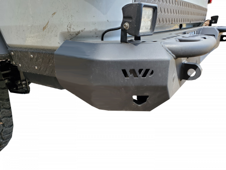 Warrior Prod Bumper, Mod, One Piece Design, Mounting Hardware Included, Without Tow Hook Mounts/ with D-Ring Mounts, Without Fog Light Cutouts – 7555