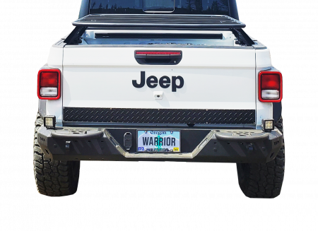 Warrior Prod Bumper, Mod, One Piece Design, Mounting Hardware Included, Without Tow Hook Mounts/ with D-Ring Mounts, Without Fog Light Cutouts – 7555