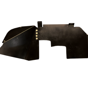 Warrior Prod Fender Well Liner, Black, Powder Coated, Steel, With Hardware, Set of 2 – S6315