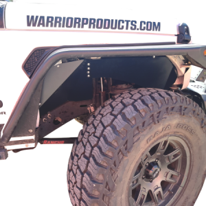 Warrior Prod Fender Well Liner, Black, Powder Coated, Steel, With Hardware, Set of 2 – S6315