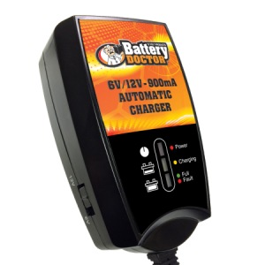 WirthCo Battery Charger, Battery Doc ®, For 6 Volt/ 12 Volt Batteries, Fully Automatic, 3 LED Charging Status Indication – 20026