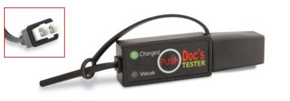 WirthCo Battery Voltage Monitor, Battery Doc ®, Used for Checking Battery Charging Condition Weak/ Fully Charged with Push of Button – 20040