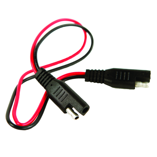 WirthCo Trailer Wiring Connector, Universal 2 Pole Flat, 16 Inch Lead Wire with 18 Gauge – 20079