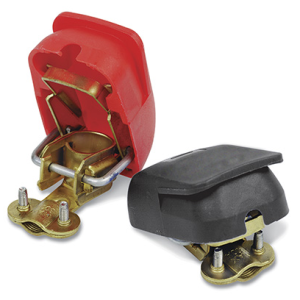 WirthCo Battery Terminal Cover, For Terminals on Top/ Side Post Batteries, With 1 Black and 1 Red Cover – 20158