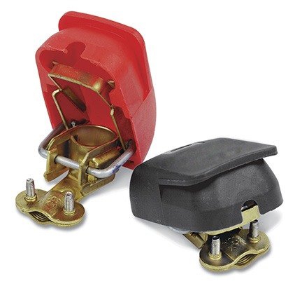WirthCo Battery Terminal Cover, For Terminals on Top/ Side Post Batteries, With 1 Black and 1 Red Cover – 20158