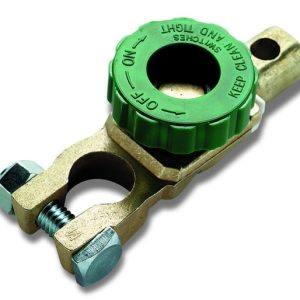 WirthCo Battery Disconnect Switch, Top Mount Without Fused Bypass, 12 Volt, Knob Operated, 125 Ampere – 20308