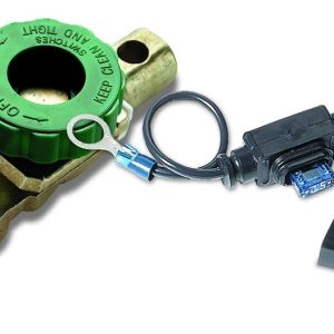 WirthCo Battery Disconnect Switch, Top Mount with Fused Bypass, 12 Volt, Knob Operated, 125 Ampere – 20309