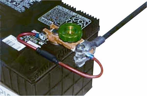 WirthCo Battery Disconnect Switch, Top Mount with Fused Bypass, 12 Volt, Knob Operated, 125 Ampere – 20309