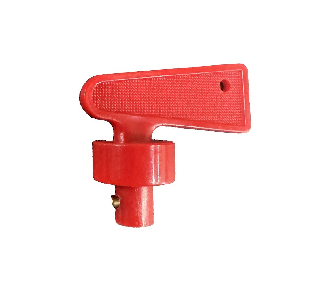WirthCo Battery Disconnect Switch Key, Water Resistant, Red, Only Works If Your Battery Disconnect Switch Was Made IN 2025 and Newer – 20316-7