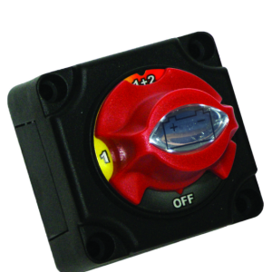 WirthCo Battery Disconnect Switch, Battery Doctor ®, For Use with Dual 12 Volt Battery, 4 Position Rotary Switch, 300 Amps – 20393
