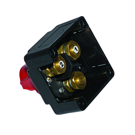 WirthCo Battery Disconnect Switch, Battery Doctor ®, For Use with Dual 12 Volt Battery, 4 Position Rotary Switch, 300 Amps – 20393