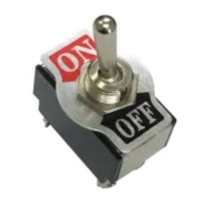 WirthCo Multi Purpose Switch, 12 Volt, 20 Ampere, On/Off Metal Toggle, With Screw Terminal – 20511