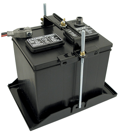 WirthCo Battery Hold Down, Universal, Vinyl Coated, Black, Carbon Steel – 21073-7