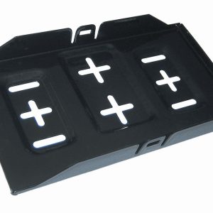 WirthCo Battery Tray, Use with Group 27 to 31 Batteries, Vinyl Coated Metal, 13 Inch Length X 7 Inch Width, Bulk Pack – 21087-7