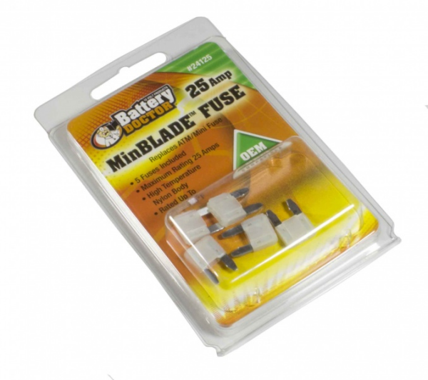 WirthCo Fuse, Clear Blade, Atm/ Mini, 25 Ampere – 24125