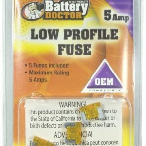 WirthCo Fuse, Battery Doctor ®, Low Profile Atm Mini Fuse, 5 Amp, Tan, Pack of 5 – 24155
