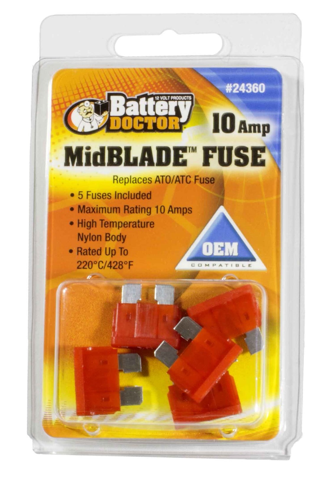 WirthCo Fuse, Red Blade, Ato/ Atc, 10 Ampere – 24360