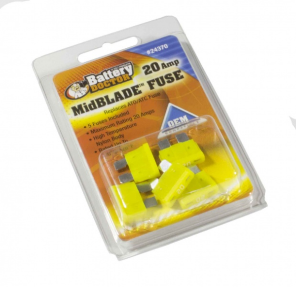 WirthCo Fuse, Yellow Blade, Ato/ Atc, 20 Ampere – 24370