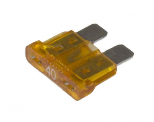 WirthCo Fuse, Midblade ™, Standard Blade Fuse, Ato/ Atc, 40 Amp, Orange, Bulk Packaging – 24390-7