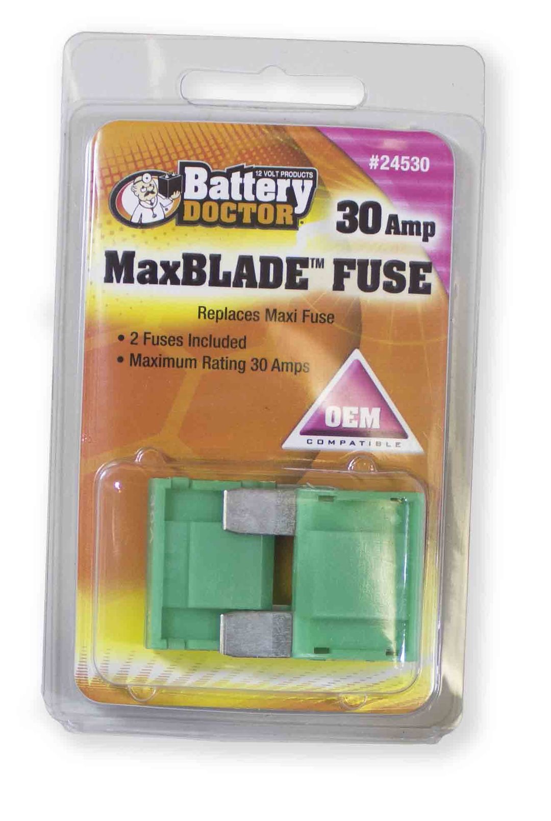 WirthCo Fuse, Green Blade, Maxi, 30 Ampere – 24530