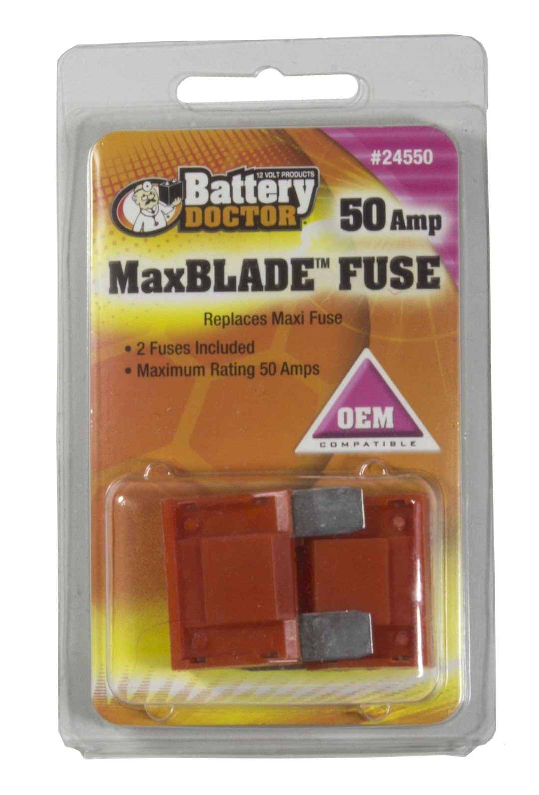 WirthCo Fuse, Red Blade, Maxi, 50 Ampere – 24550
