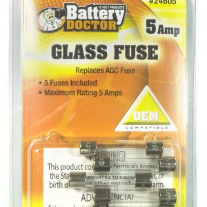 WirthCo Fuse, Glass Tube, Agc, 5 Ampere – 24605