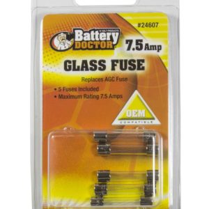 WirthCo Fuse, Glass Tube, Agc, 7.5 Ampere – 24607
