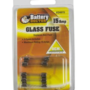 WirthCo Fuse, Glass Tube, Agc, 15 Ampere – 24615