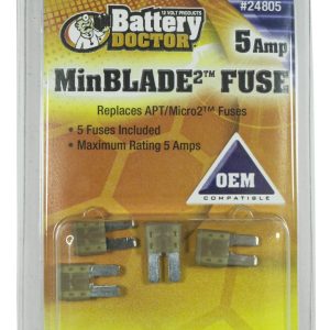 WirthCo Fuse, MinBlade2 ™, 5 Amp, Tan, 5 Per Pack – 24805