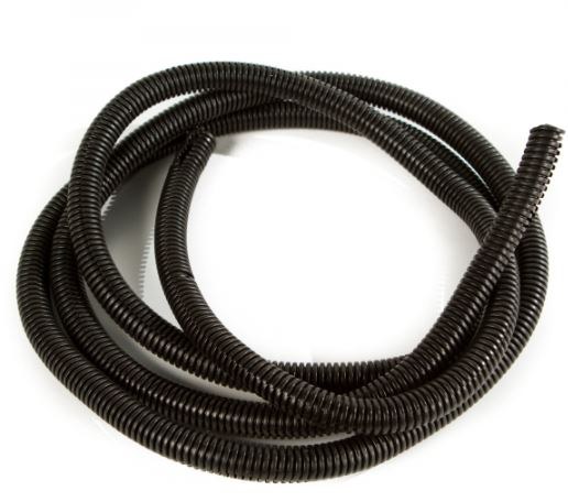 WirthCo Wire Loom, Battery Doctor ®, Polyethylene, Black, With 100 Foot Length 3/8 Inch Diameter Tubing – 27031